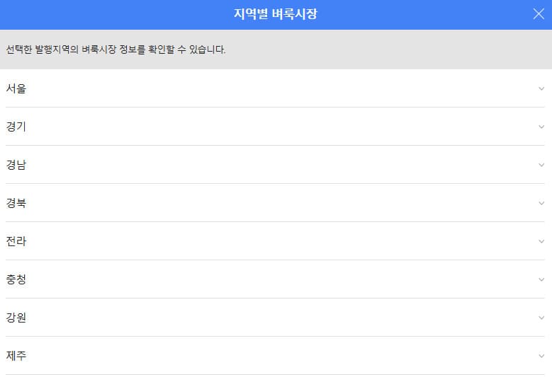 벼룩시장 종이신문그대로보기 (www.findall.co.kr/region/)